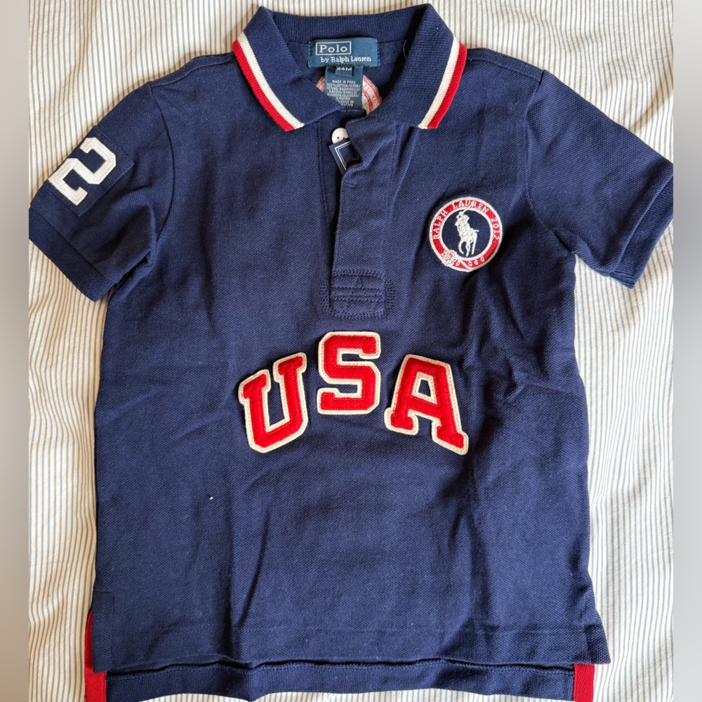 Polo Ralph Lauren baby Olympic team USA polo set 24M